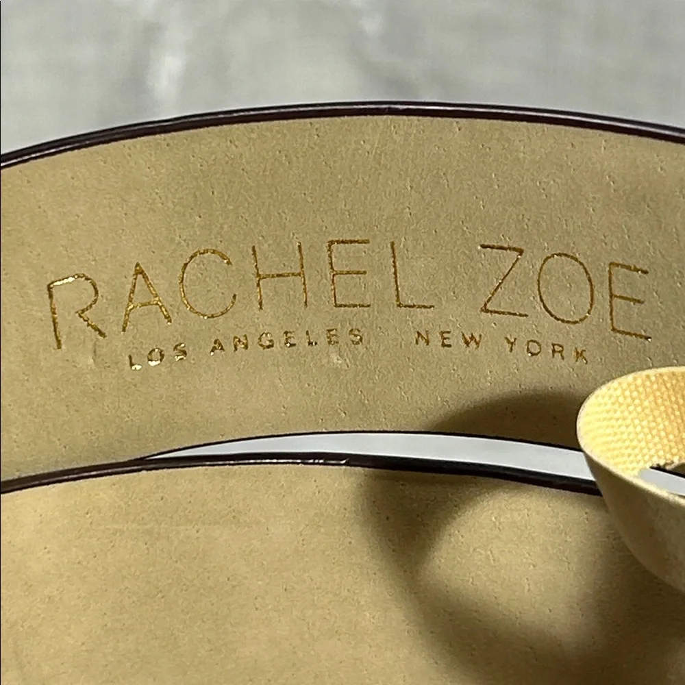 NWT Rachel Zoe classic belt with abstract buckle